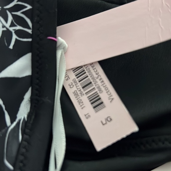 Victoria’s Secret One Piece Swimsuit Black and White size Large NWT - Picture 9 of 10